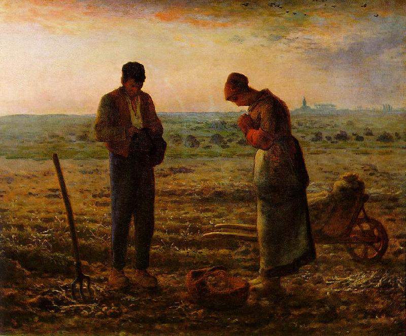 Jean-Franc Millet The Angelus oil painting image